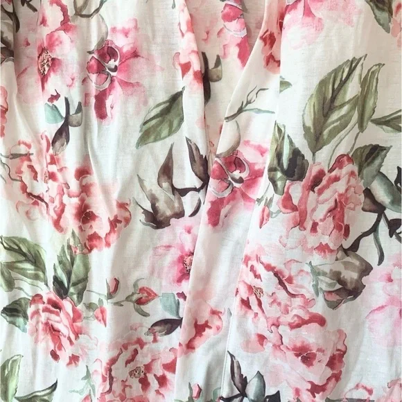 Show Me Your Mumu Garden of Blooms Floral Bridal Robe One Size OS - Picture 8 of 10